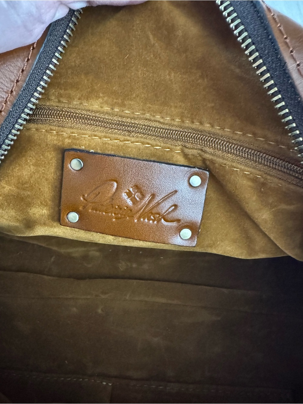 Patricia Nash Valmorea Top Handle Leather Satchel - Picture 7 of 9